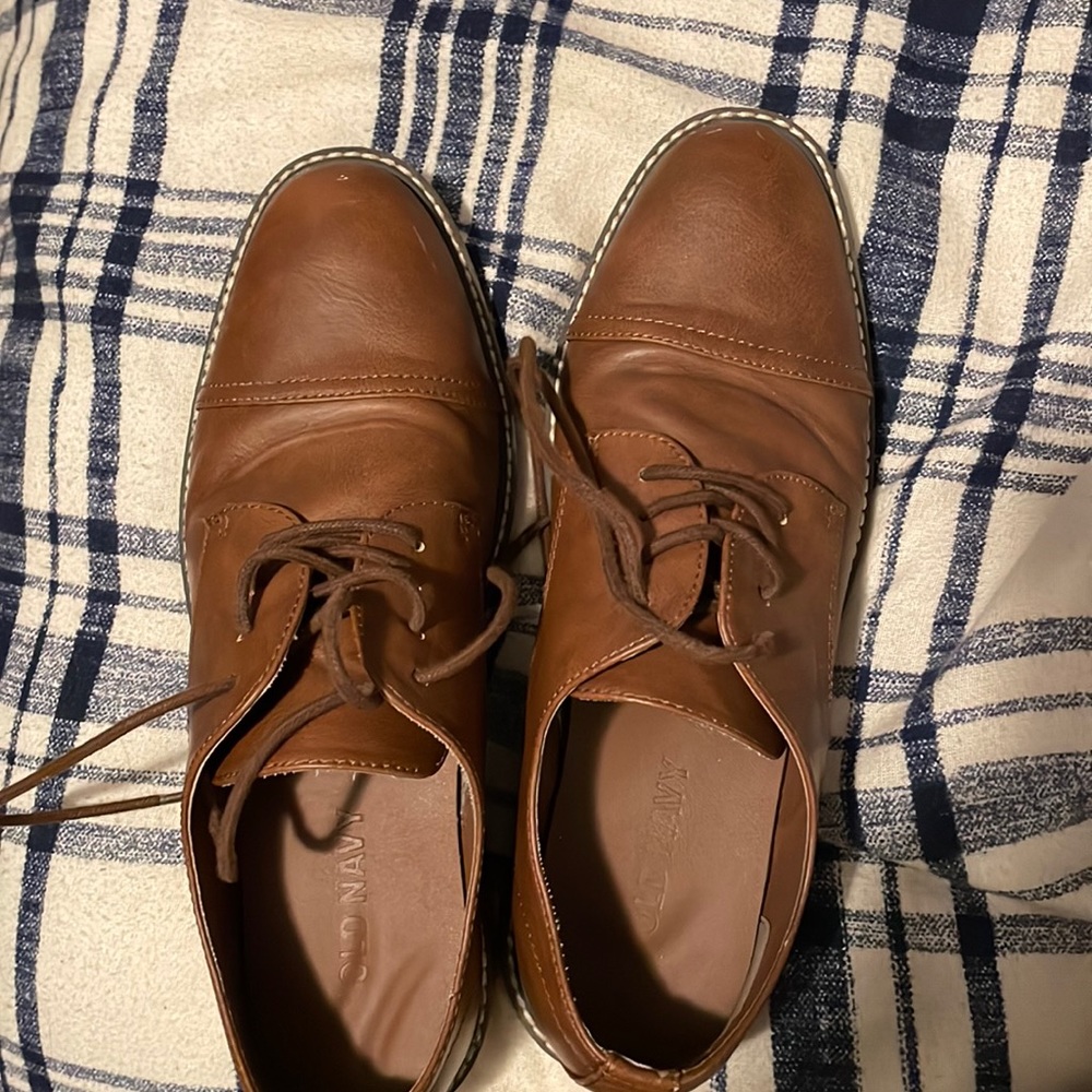 mend dressy brown shoes